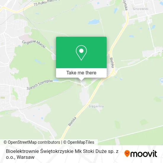 Bioelektrownie Świętokrzyskie Mk Stoki Duże sp. z o.o. map