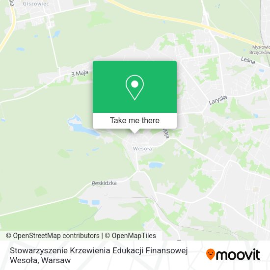 Stowarzyszenie Krzewienia Edukacji Finansowej Wesoła map