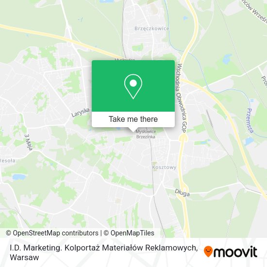 I.D. Marketing. Kolportaż Materiałów Reklamowych map