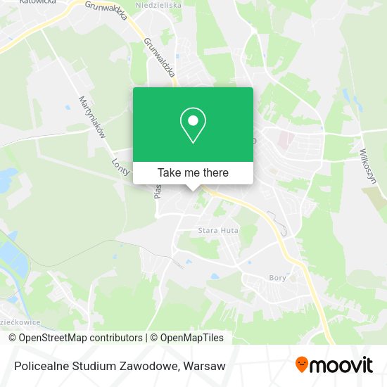 Policealne Studium Zawodowe map