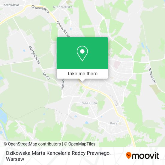 Dzikowska Marta Kancelaria Radcy Prawnego map