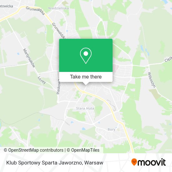 Klub Sportowy Sparta Jaworzno map