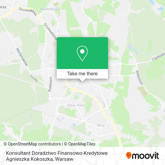 Konsultant Doradztwo Finansowo-Kredytowe Agnieszka Kokoszka map