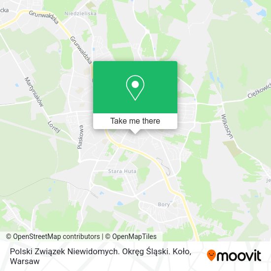 Polski Związek Niewidomych. Okręg Śląski. Koło map