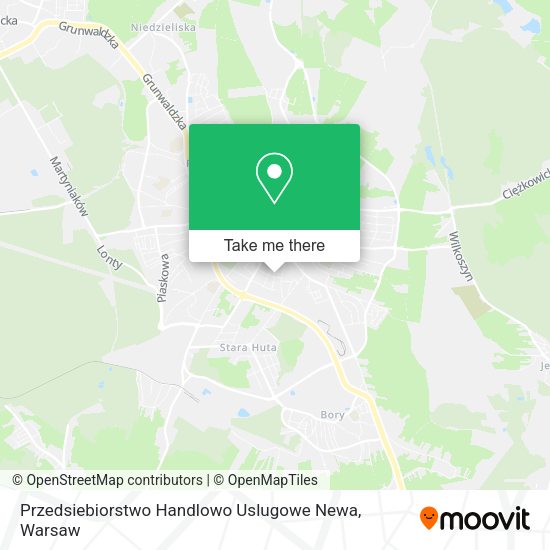 Przedsiebiorstwo Handlowo Uslugowe Newa map