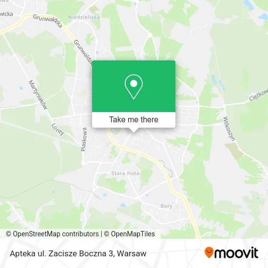 Карта Apteka ul. Zacisze Boczna 3
