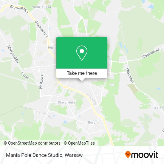 Mania Pole Dance Studio map