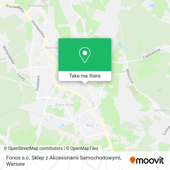 Fonos s.c. Sklep z Akcesoriami Samochodowymi map