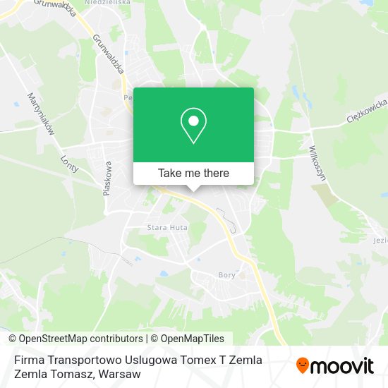 Firma Transportowo Uslugowa Tomex T Zemla Zemla Tomasz map