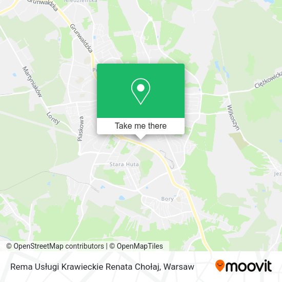 Rema Usługi Krawieckie Renata Chołaj map