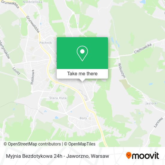 Myjnia Bezdotykowa 24h - Jaworzno map