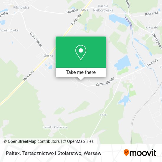 Paltex. Tartacznictwo i Stolarstwo map