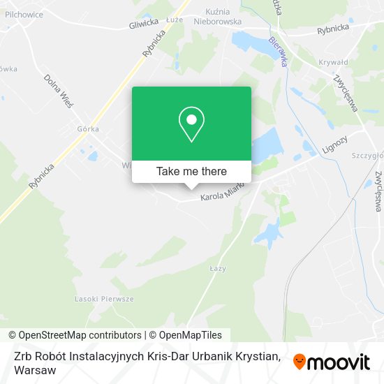 Zrb Robót Instalacyjnych Kris-Dar Urbanik Krystian map