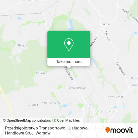 Карта Przedsiębiorstwo Transportowo - Usługowo - Handlowe Sp.J