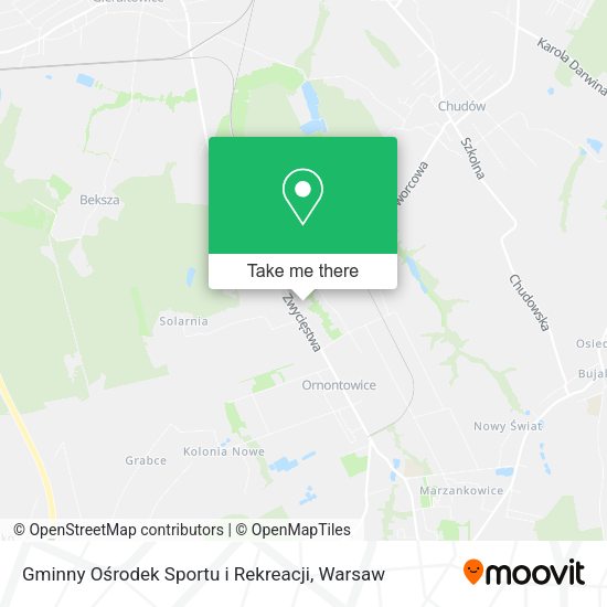 Gminny Ośrodek Sportu i Rekreacji map