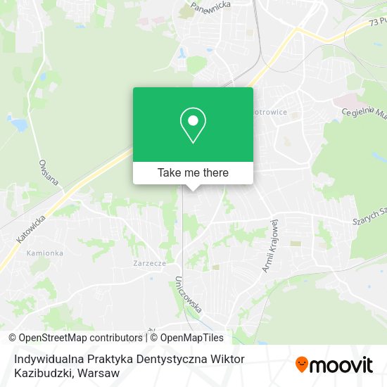 Indywidualna Praktyka Dentystyczna Wiktor Kazibudzki map