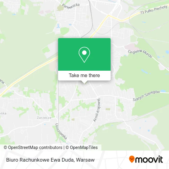 Карта Biuro Rachunkowe Ewa Duda