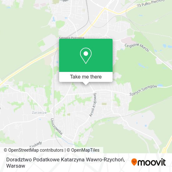 Doradztwo Podatkowe Katarzyna Wawro-Rzychoń map