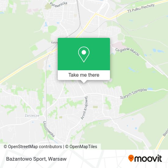 Bażantowo Sport map