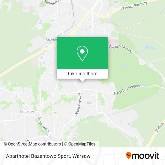 Aparthotel Bazantowo Sport map