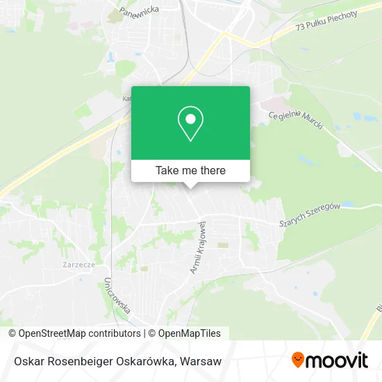 Карта Oskar Rosenbeiger Oskarówka