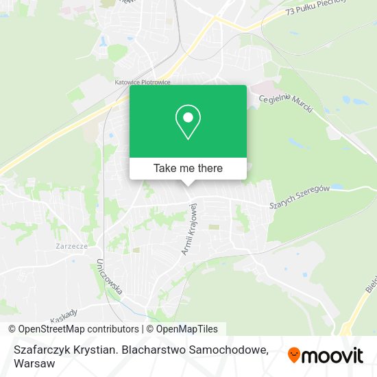 Szafarczyk Krystian. Blacharstwo Samochodowe map