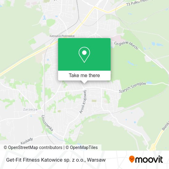 Get-Fit Fitness Katowice sp. z o.o. map