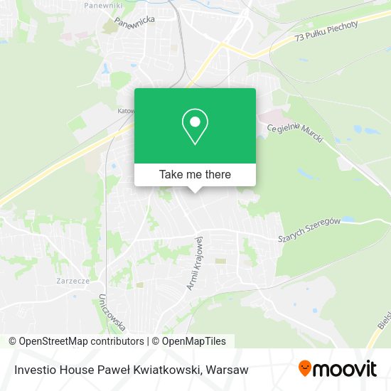 Investio House Paweł Kwiatkowski map