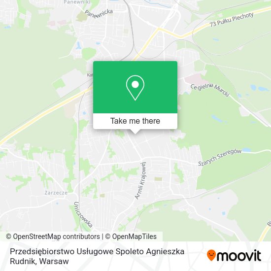 Przedsiębiorstwo Usługowe Spoleto Agnieszka Rudnik map