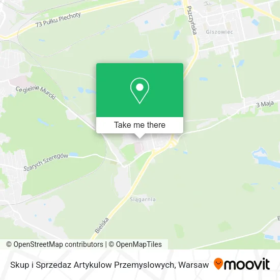 Карта Skup i Sprzedaz Artykulow Przemyslowych