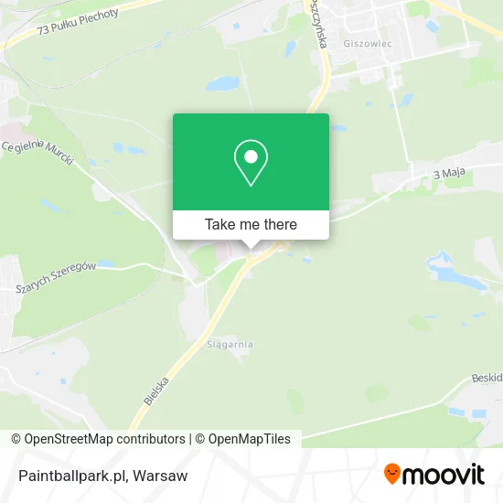 Карта Paintballpark.pl