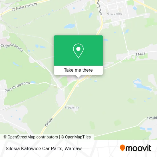 Карта Silesia Katowice Car Parts