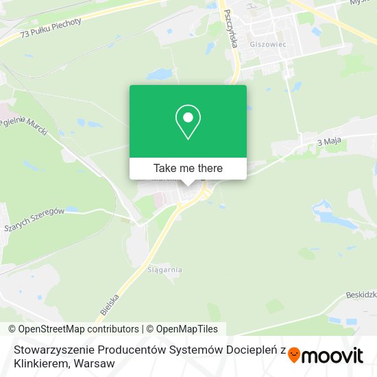 Stowarzyszenie Producentów Systemów Dociepleń z Klinkierem map