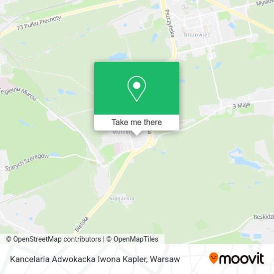 Kancelaria Adwokacka Iwona Kapler map