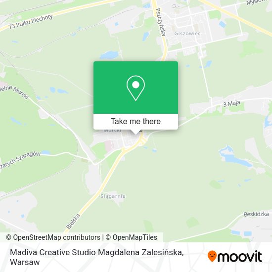 Madiva Creative Studio Magdalena Zalesińska map