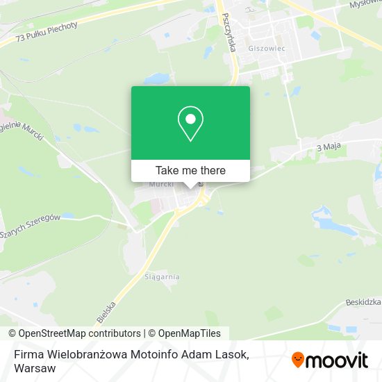 Firma Wielobranżowa Motoinfo Adam Lasok map