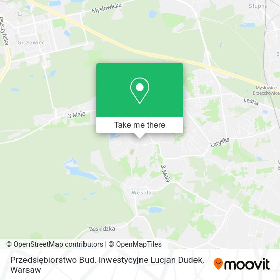 Przedsiębiorstwo Bud. Inwestycyjne Lucjan Dudek map