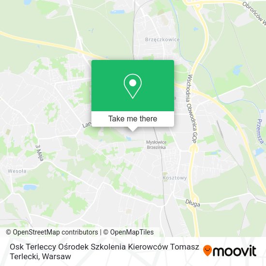 Osk Terleccy Ośrodek Szkolenia Kierowców Tomasz Terlecki map