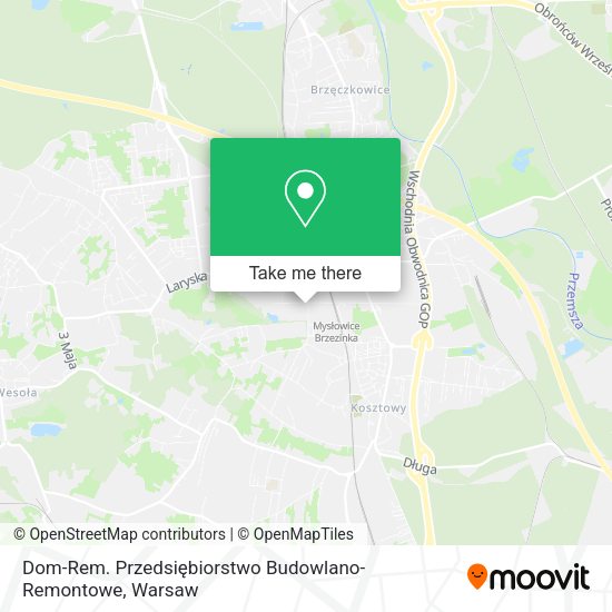 Dom-Rem. Przedsiębiorstwo Budowlano-Remontowe map