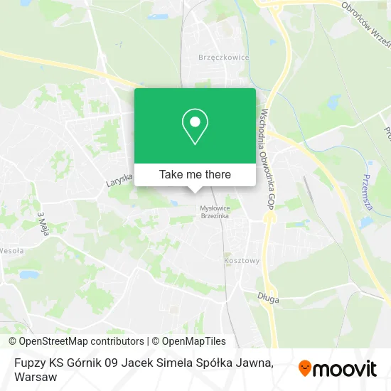 Fupzy KS Górnik 09 Jacek Simela Spółka Jawna map