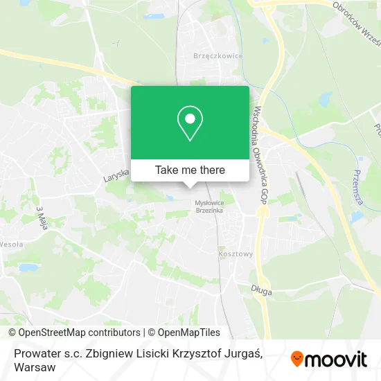 Prowater s.c. Zbigniew Lisicki Krzysztof Jurgaś map