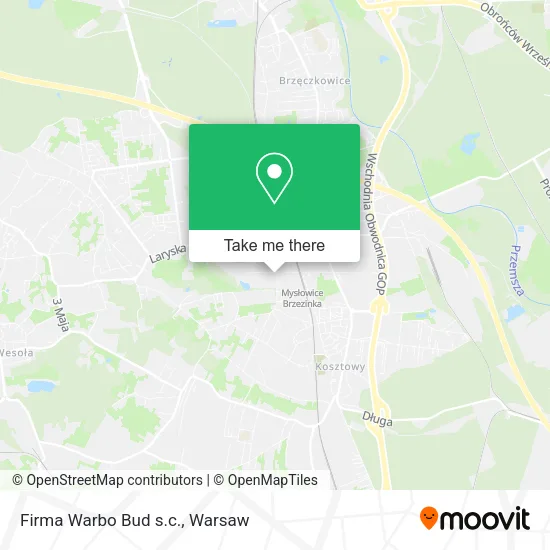 Firma Warbo Bud s.c. map