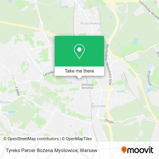 Tyreks Parcer Bożena Mysłowice map