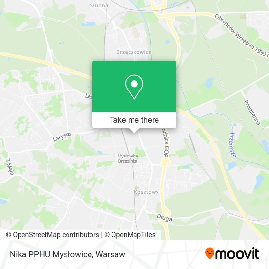 Nika PPHU Mysłowice map