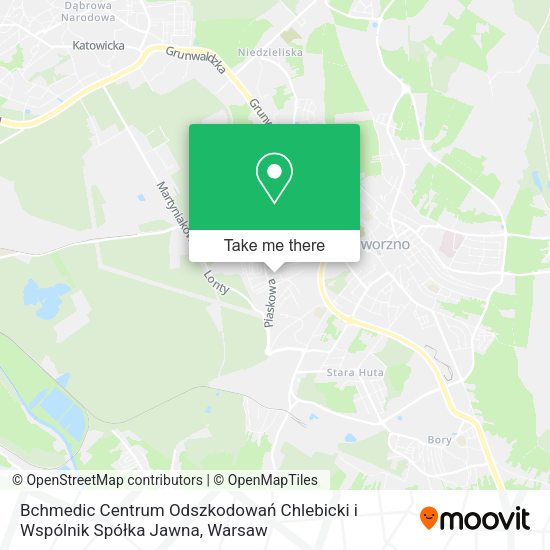 Bchmedic Centrum Odszkodowań Chlebicki i Wspólnik Spółka Jawna map