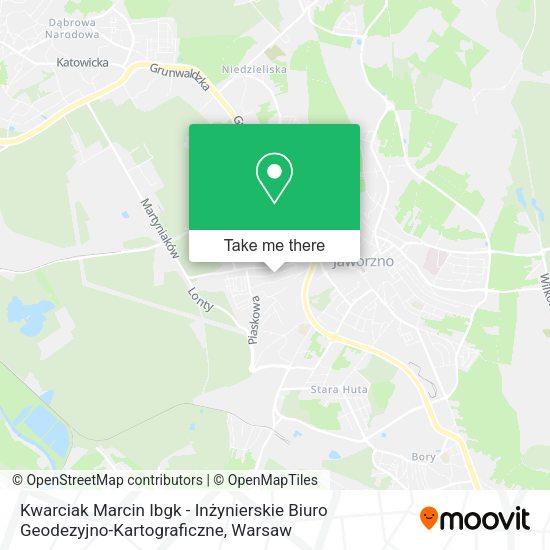 Kwarciak Marcin Ibgk - Inżynierskie Biuro Geodezyjno-Kartograficzne map