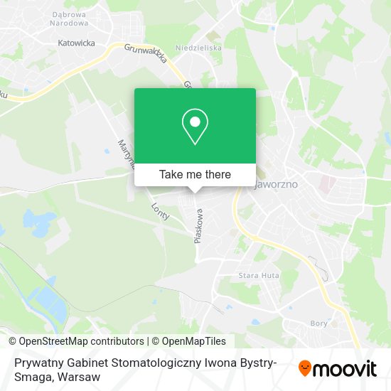 Prywatny Gabinet Stomatologiczny Iwona Bystry-Smaga map