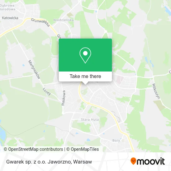 Карта Gwarek sp. z o.o. Jaworzno
