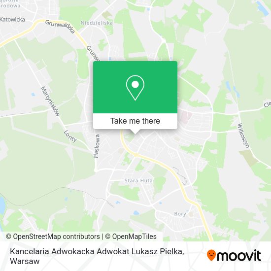 Kancelaria Adwokacka Adwokat Lukasz Pielka map