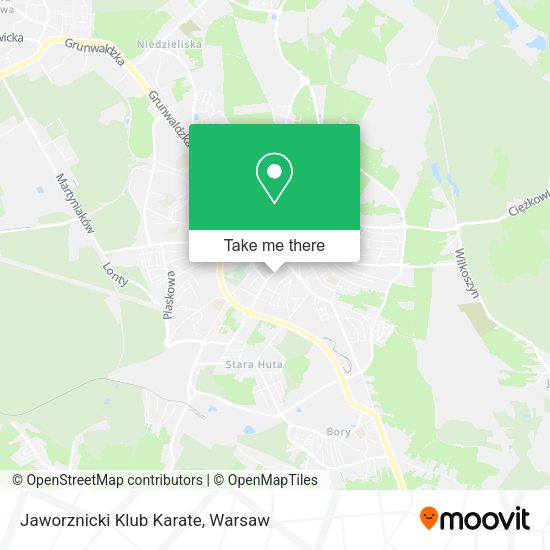 Jaworznicki Klub Karate map